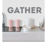 ROOMMATES Stickers - Ecriture Gather - Hauteur 92.71 cm Multicolors G