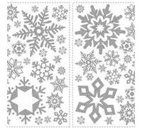 ROOMMATES Stickers - Flocons De Neige Argentés - Hauteur 45,7 cm Multicolors
