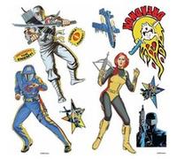 ROOMMATES Stickers G.I. JOE retro Multicolors G