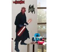 ROOMMATES Stickers Géant Dark Maul Star Wars Noir G