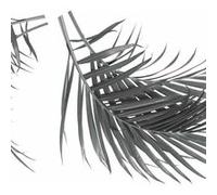 ROOMMATES Sticker géant Branches de Palmier Noir repositionnable, Vinyle, 1 Feuille de 43,82 cm x 92,71 cm