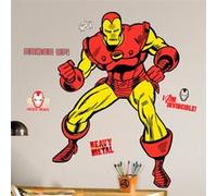 ROOMMATES Stickers Géant Iron Man Comics Marvel G