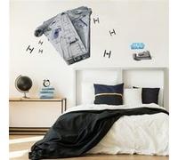 ROOMMATES Stickers Géant Star Wars - modèle vaisseau spatial le faucon Millenium Multicolors G