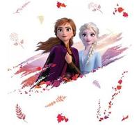 RoomMates stickers muraux Anna & Elsa vinyle 15 pièces Multicolors G