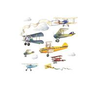 ROOMMATES STICKERS MURAUX "AVIONS" ENFANT REPOSITIONNABLE