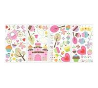 RoomMates stickers muraux cupcake vinyle 56 pièces Multicolors G