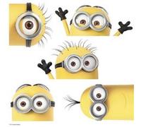 RoomMates stickers muraux Despicable Me 3 vinyles 5 pièces Multicolors G