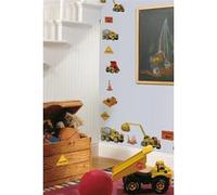 RoomMates stickers muraux en construction garçons vinyle 23 pièces Multicolors G