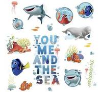 RoomMates stickers muraux Finding Dory & Friends vinyle 19 pièces Multicolors