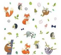 RoomMates stickers muraux Forest Friends vinyl 41 pièces Multicolors G