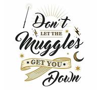RoomMates Stickers muraux géants avec citation Harry Potter Moldus - RMK3608GM