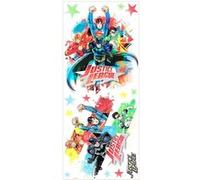 RoomMates stickers muraux Justice League vinyle 14 pièces Multicolors G
