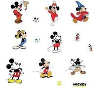 RoomMates stickers muraux Mickey Mouse Original vinyle 14 pièces Multicolors G
