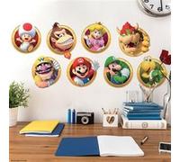 ROOMMATES Stickers Muraux NIN Super Mario tous les personnages Multicolors