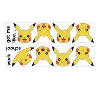 RoomMates stickers muraux Pikachu School vinyl 12 pièces Multicolors G