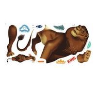 RoomMates stickers muraux Simba vinyle 12 pièces Multicolors