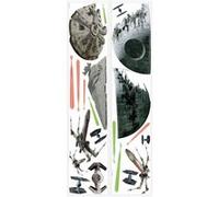 RoomMates Stickers muraux Star Wars Junior – Vinyle repositionnables 21 pièces Multicolores