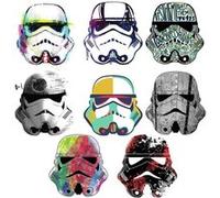 RoomMates stickers muraux Star Wars SuperTrooper vinyle 8 pièces Multicolors