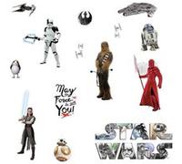 RoomMates stickers muraux Star Wars Viii vinyle 14 pièces Multicolors G
