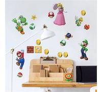 Stickers Super Mario Bros repositionnables multi-éléments