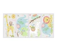 RoomMates stickers muraux Tribal Animaux vinyle 15 pièces Multicolors G