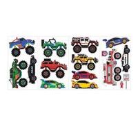 RoomMates stickers muraux véhicules et vinyle de transport 15 pièces Multicolors G