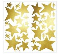 RoomMates stickers muraux vinyle étoiles 33 pièces Multicolors