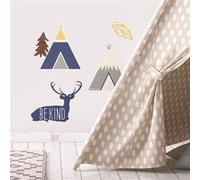 ROOMMATES Stickers - Nature Avec Un Renne - Hauteur 92.71 cm Multicolors