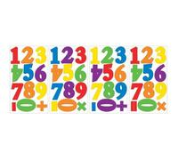 ROOMMATES Stickers NUMBERS PRIMARY PEEL repositionnables 4 feuilles de 10,1cm x 44,1cm