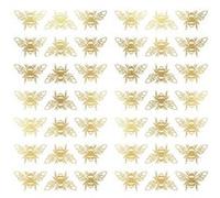 ROOMMATES RMK4957SCS Abeilles dorées Autocollants muraux repositionnables, Doré