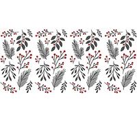 ROOMMATES Stickers repositionnables baies et rameaux de houx