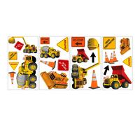Stickers - Camions De Construction - Hauteur 45,7 cm