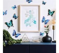 ROOMMATES Stickers repositionnables Papillons bleus Multicolors G
