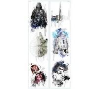 ROOMMATES Stickers repositionnables Star Wars façon aquarelle 21,9CM X 92,7CM Multicolors