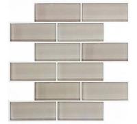 ROOMMATES Stickers repositionnables - Tuiles en verre beiges Multicolors G