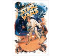 ROOMMATES Stickers STAR WARS RETRO repositionnables 89 x 57 cm