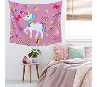 RoomMates Tapisserie murale Jojo Siwa Rose, bleu, blanc