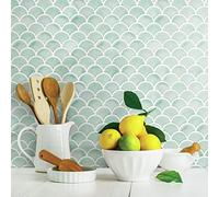 RoomMates TIL4571FLT Carrelage auto-adhésif Bleu turquoise