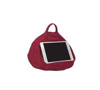 Rooms By Me Coussin de support pour tablette Cranberry pour tablettes, liseuses, smartphones et livres avec poche pour accessoires | Fabriqué au Royaume-Uni | Plus de 50 designs