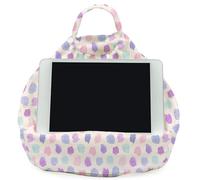 Rooms By Me Support pour tablette Brushstrokes | Pour toute tablette, eReader, mobile, livre, appui-tête, coussin de soutien | Support multifonctionnel | Fabriqué au Royaume-Uni