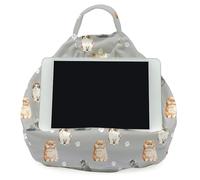 Rooms By Me Support pour tablette | Toute tablette, liseuse, mobile, livre, appui-tête, coussin | Support multifonction | Fabriqué au Royaume-Uni par Rooms By Me | (Cats 2)