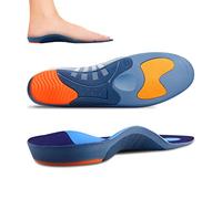 RooRuns Semelles orthopédiques de soutien de la voûte plantaire pour homme et femme, semelles orthopédiques en gel pour chaussures de course à pied, pieds plats