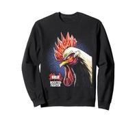 Rooster Fighter Keiji Jumbo Portrait with Logo Anime Sweatshirt