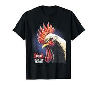 Rooster Fighter Keiji Jumbo Portrait with Logo Anime T-Shirt