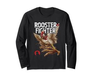 Rooster Fighter Keiji Kicking Action Pose Anime Manche Longue