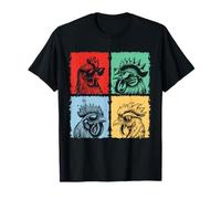 Rooster Wearing Sunglasses Photobooth Selfie Farm Chicken T-Shirt