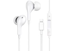 ROOSTON Ecouteurs pour iPhone Stéréo HiFi avec Microphone et Contrôle du Volume, Écouteur Filaire pour iPhone 14/14 Pro/13/13 Pro/12/12Pro/11 Pro Max/SE/XS Max/X/8/7 Plus