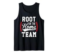 Root for The Home Team Baseball Game Day Funny Baseball Mom Débardeur