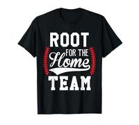 Root for The Home Team Baseball Game Day Funny Baseball Mom T-Shirt