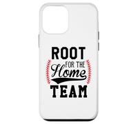 Root for The Home Team Baseball Mom Funny Baseball Game Day Coque pour iPhone 12 Mini